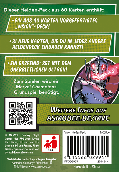 Marvel Champions Lcg Vision 2 1