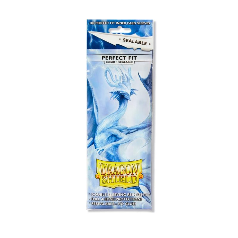 Dragon Shield Perfect Fit Inner Sleeves Sealable Clear 100