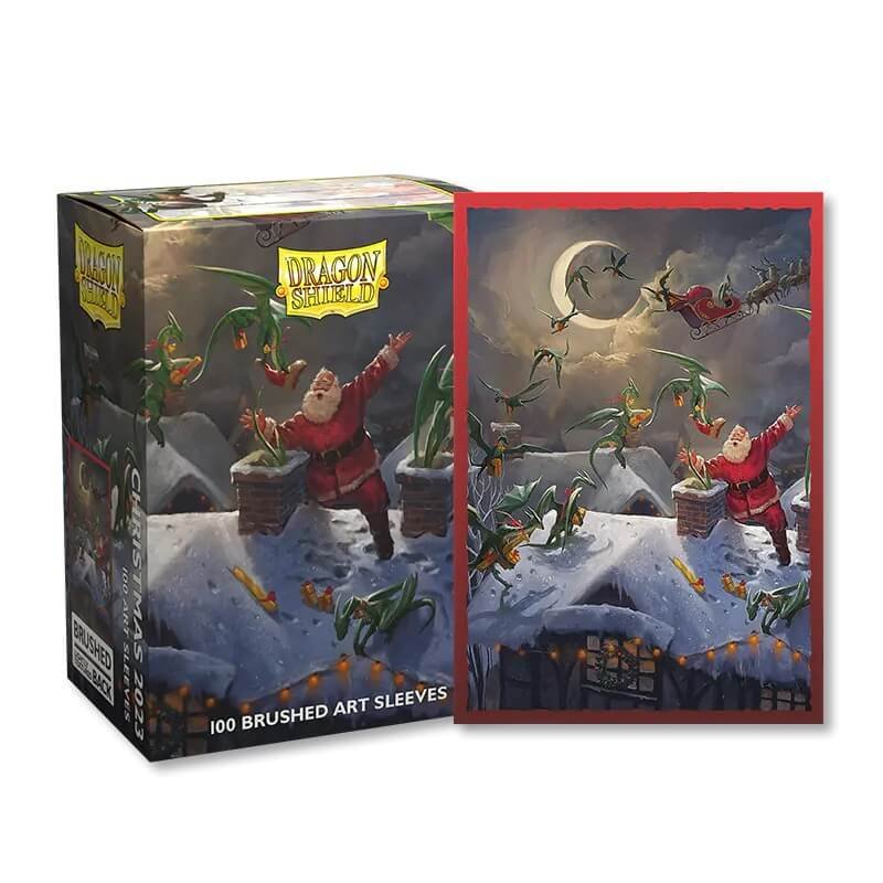 Dragon Shield Brushed Art Christmas 2023 100 2