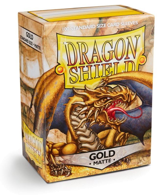 Dragon Shield Matte Gold 100