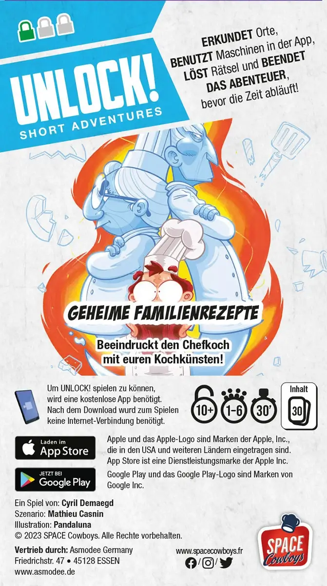 Unlock Short Adventures Geheime Familienrezepte 2