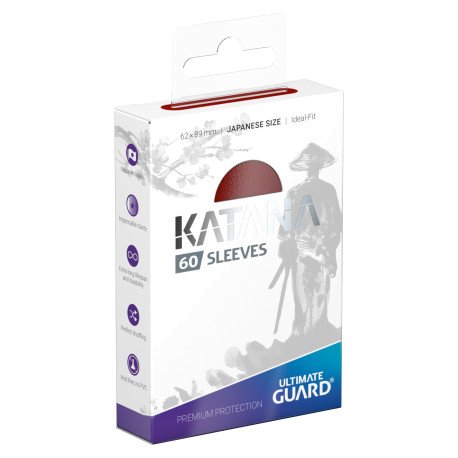 Katana Sleeves Japanese Size Red 60
