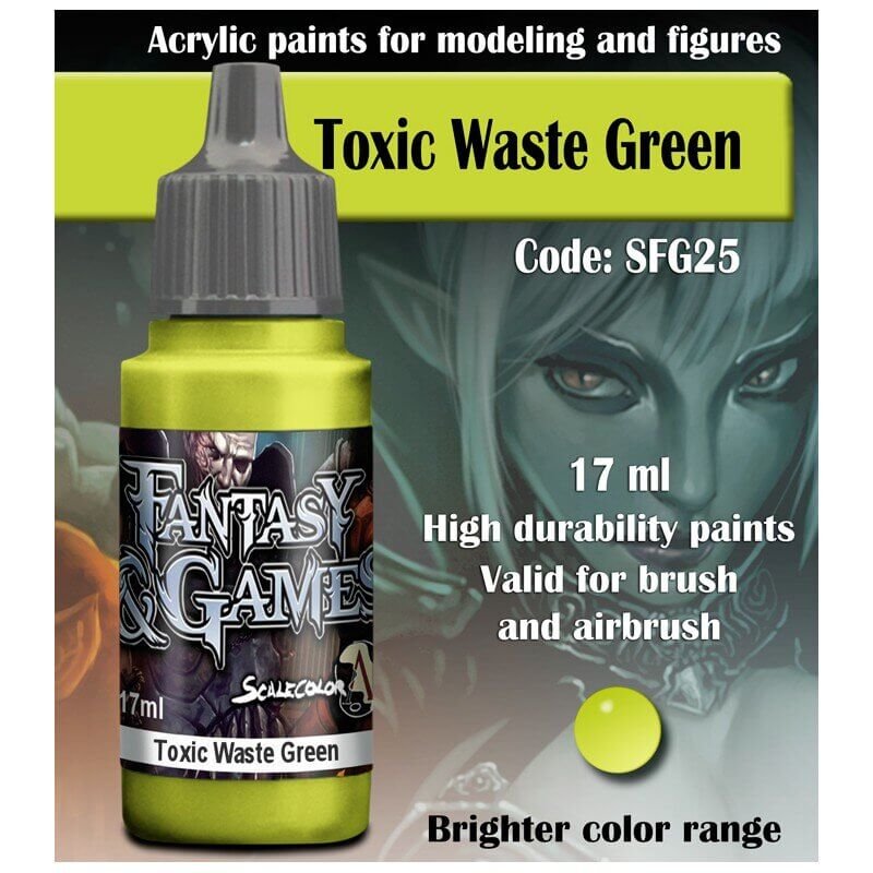 Scale Color Toxic Waste Green 17 Ml 1 1
