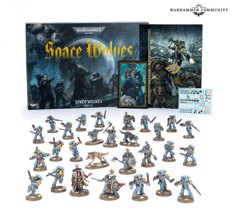 SPACE WOLVES: ARMEE-SET (GERMAN) (53-33)