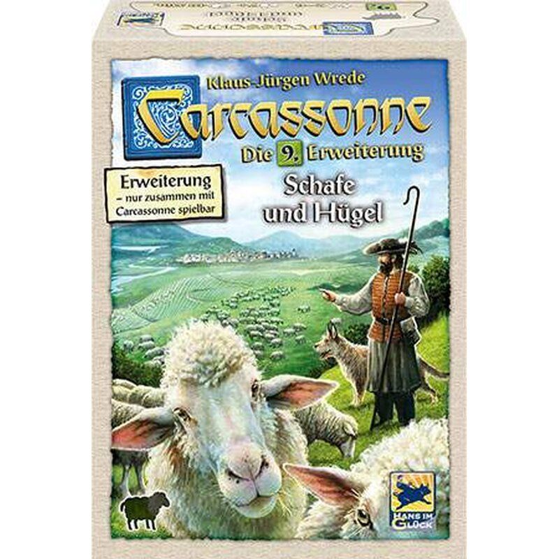 Carcassonne - Schafe und Hügel