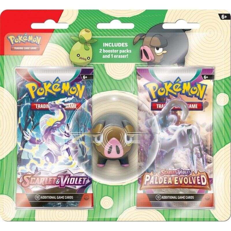 Pokemon Back to School - Lechonk Eraser Blister 2023 (ENG)