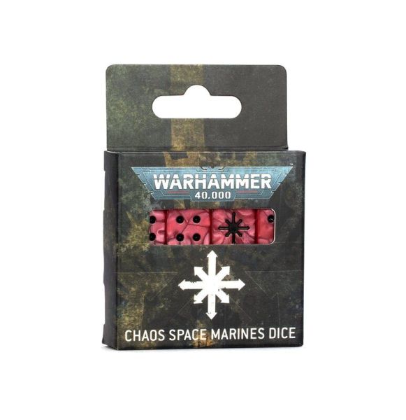 Warhammer 40000 Chaos Space Marines Dice 86 62