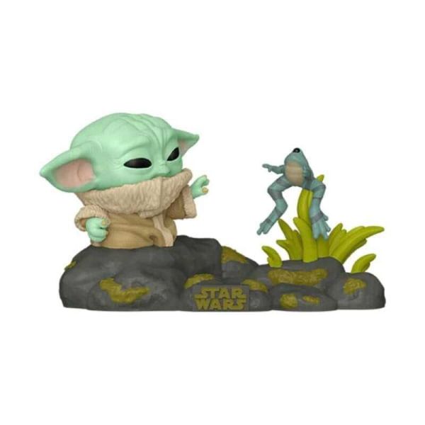 Star Wars Pop! Deluxe Grogu With Frog 1