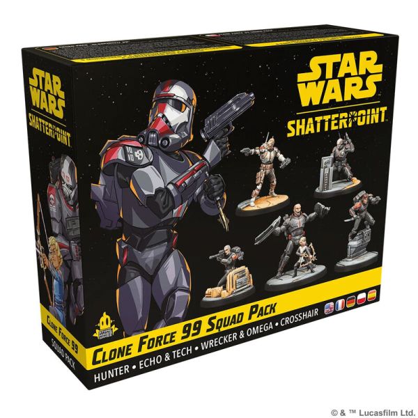 Star Wars Shatterpoint Clone Force 99 Squad Pack