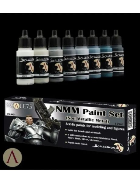 Non Metallic Metal Paint Set Steel 8X17Ml 1