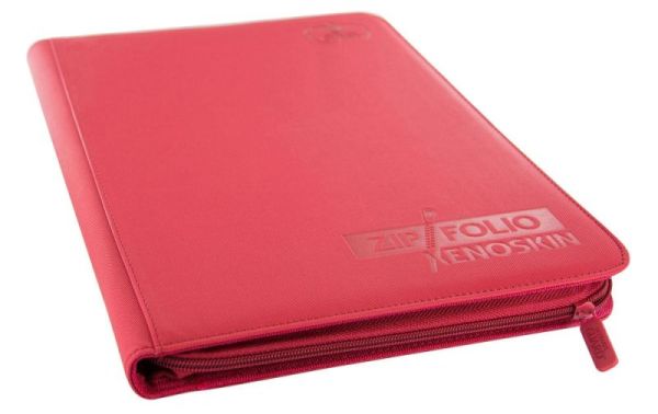 9 Pocket Zipfolio Xenoskin Rot Red