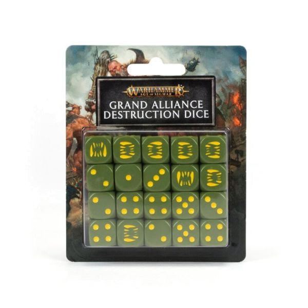 AOS: GRAND ALLIANCE DESTRUCTION DICE SET (80-23)