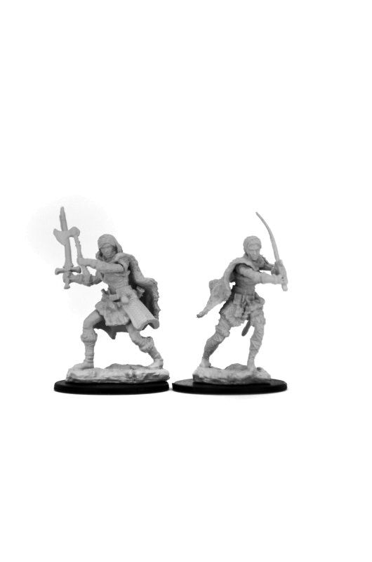 D&D Miniatures Human Female Barbarian