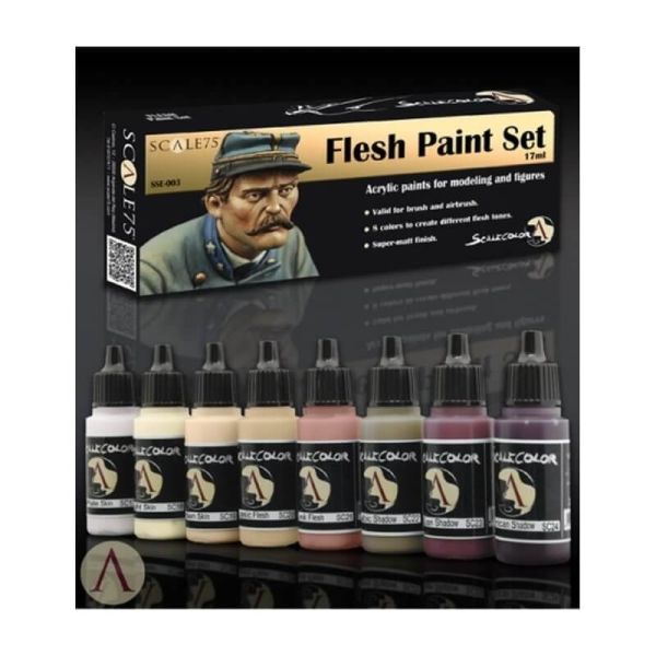 Scale Flesh Paint Set Bb Spiele