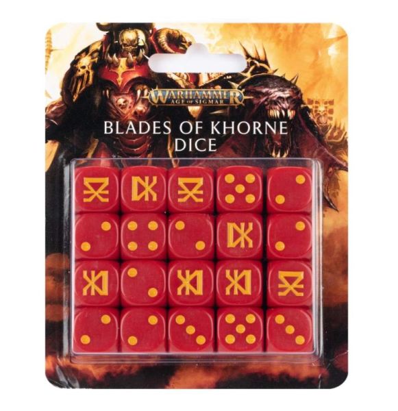 AGE OF SIGMAR: BLADES OF KHORNE DICE (83-39)