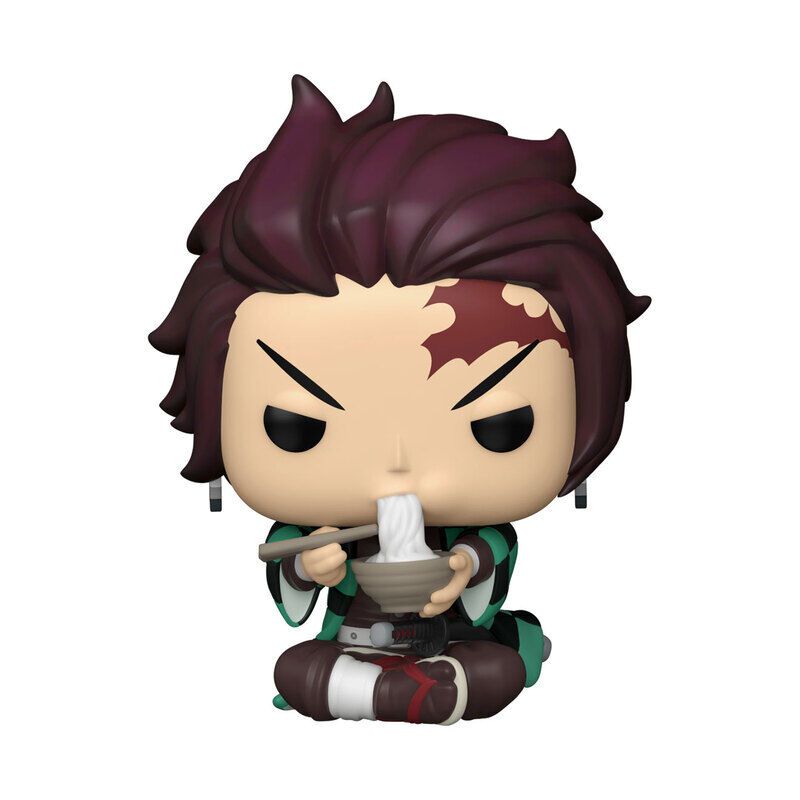 Demon Slayer POP! Animation Vinyl Figur Tanjiro w/Noodles 9 cm