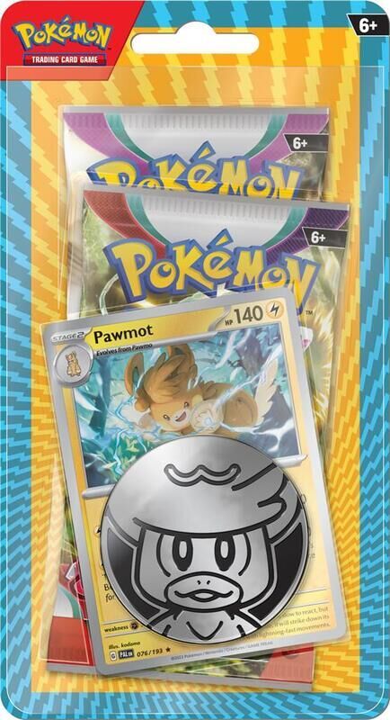 Pokemon - Pawmot 2-Pack Blister Checklane Footprint (ENG)