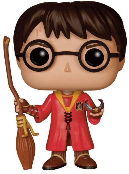 Harry Potter POP! Movies Vinyl Figur Harry Potter Quidditch 9 cm