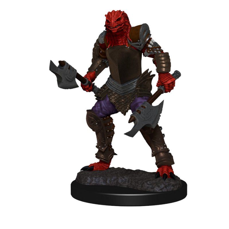 D&D Miniatures Female Dragonborn Fighter