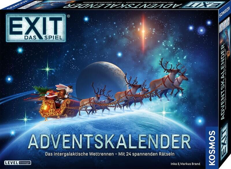 EXIT Adventskalender 2024: Das intergalaktische Wettrennen