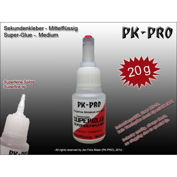 Pk Super Glue Mittelfluessig 20G 1