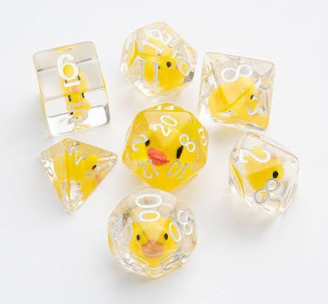 Embraced Series - Rubber Duck - RPG Dice Set (7pcs)