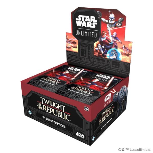 Star Wars: Unlimited – Twilight of the Republic Booster-Display (ENG)