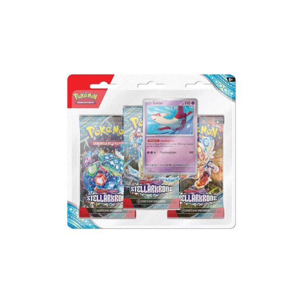 Karmesin & Purpur - Stellarkrone Latias 3-Pack Blister (DEU)