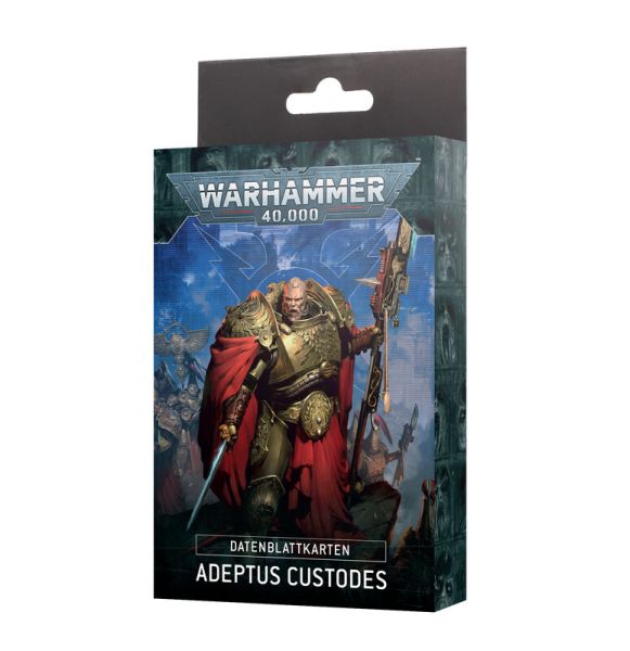 Datenblattkarten: Adeptus Custodes (DEU) (01-15)