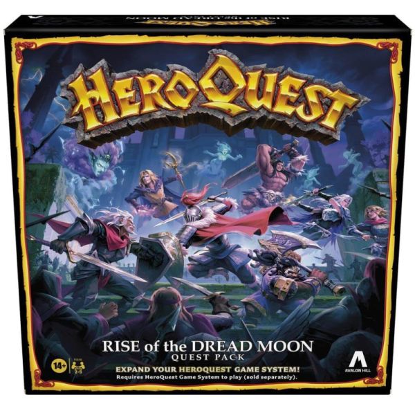 Avalon Hill Heroquest Rise Of The Dread Moon Quest Eng