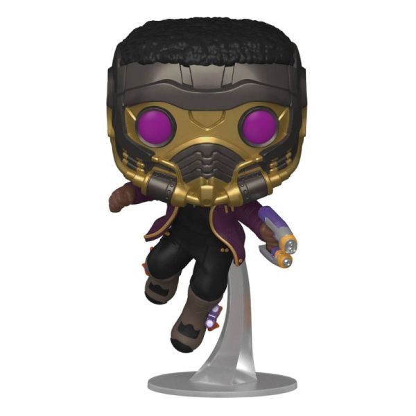 What If...? POP! Marvel Vinyl Figur T'Challa Star-Lord 9 cm