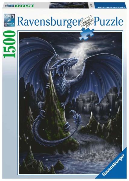 Der Schwarzblaue Drache Puzzle (1500 Teile)