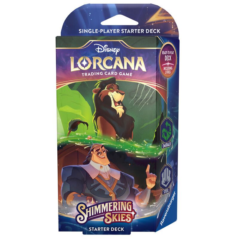 Lorcana - Shimmering Skies - Starter Deck Emerald & Steel (ENG)