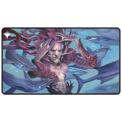 Dominaria Remastered Black Stitched Playmat - V5 for Magic: The Gathering