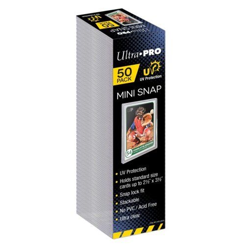 Uv Mini Snap Card Holder 50 Count Retail Pack 1