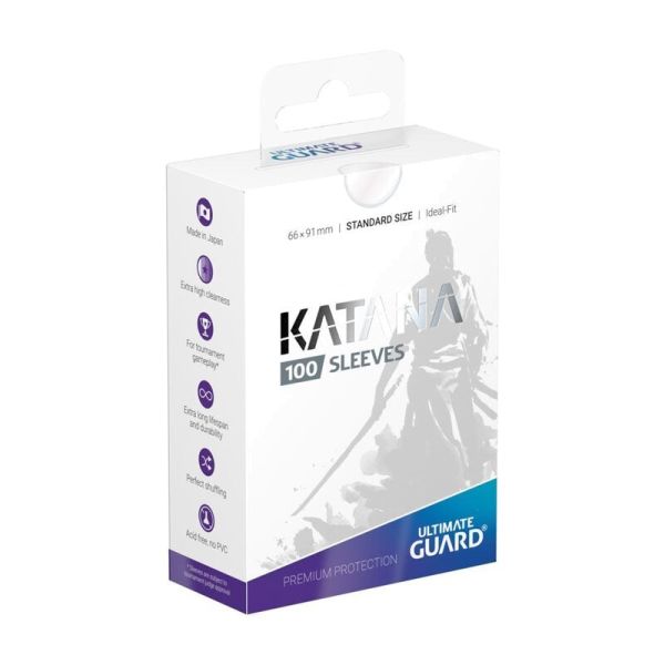 Ultimate Guard Katana Sleeves Standardgroesse Transparent 100