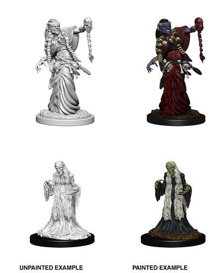 D&D Miniatures Green Hag and Night Hag