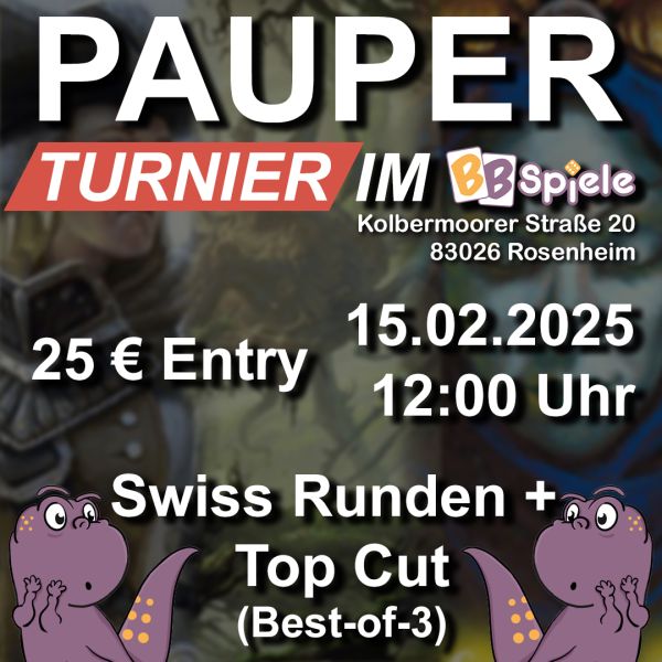 Magic Pauper Turnier - 15.02.2025